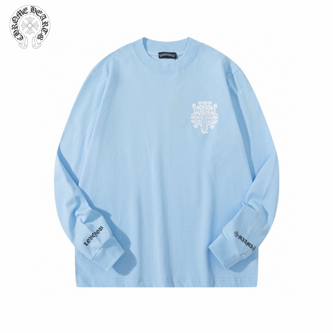 【CHROME HEARTS 公式旗艦店】クロムハーツ  丸首の衛衣  スウェットご好評に付き再入荷！241217