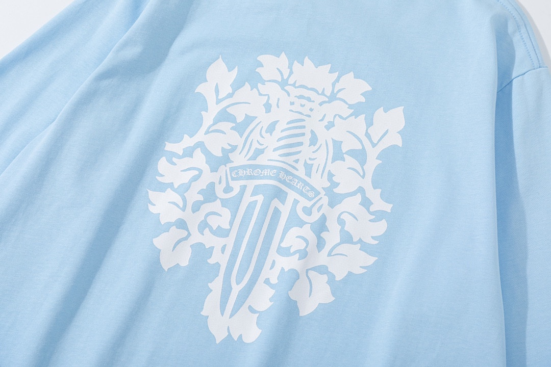 【CHROME HEARTS 公式旗艦店】クロムハーツ  丸首の衛衣  スウェットご好評に付き再入荷！241217