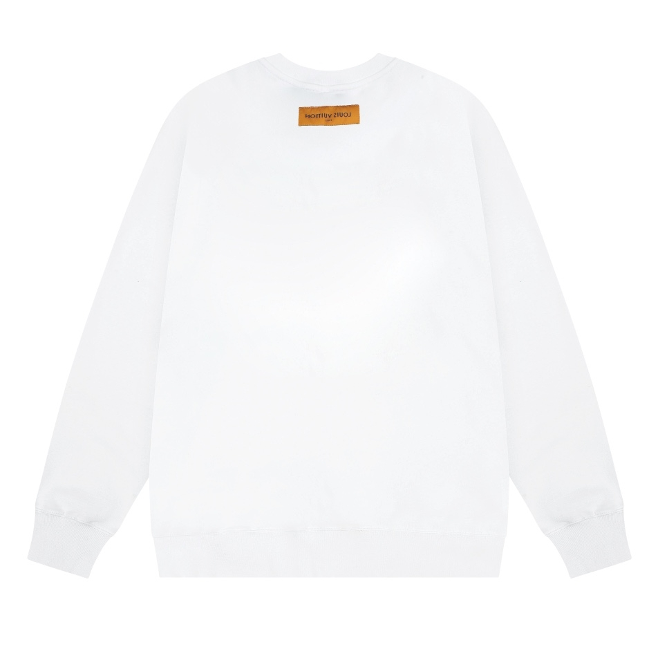 LV【LOUIS VUITTON  公式旗艦店】ルイヴィトン 丸首の衛衣 スウェット ご好評に付き再入荷！241217