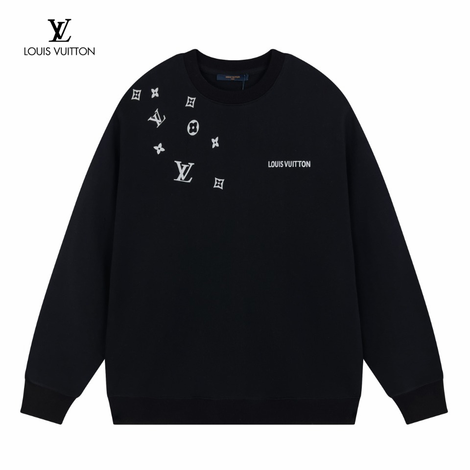 LV【LOUIS VUITTON  公式旗艦店】ルイヴィトン 丸首の衛衣 スウェット ご好評に付き再入荷！241217