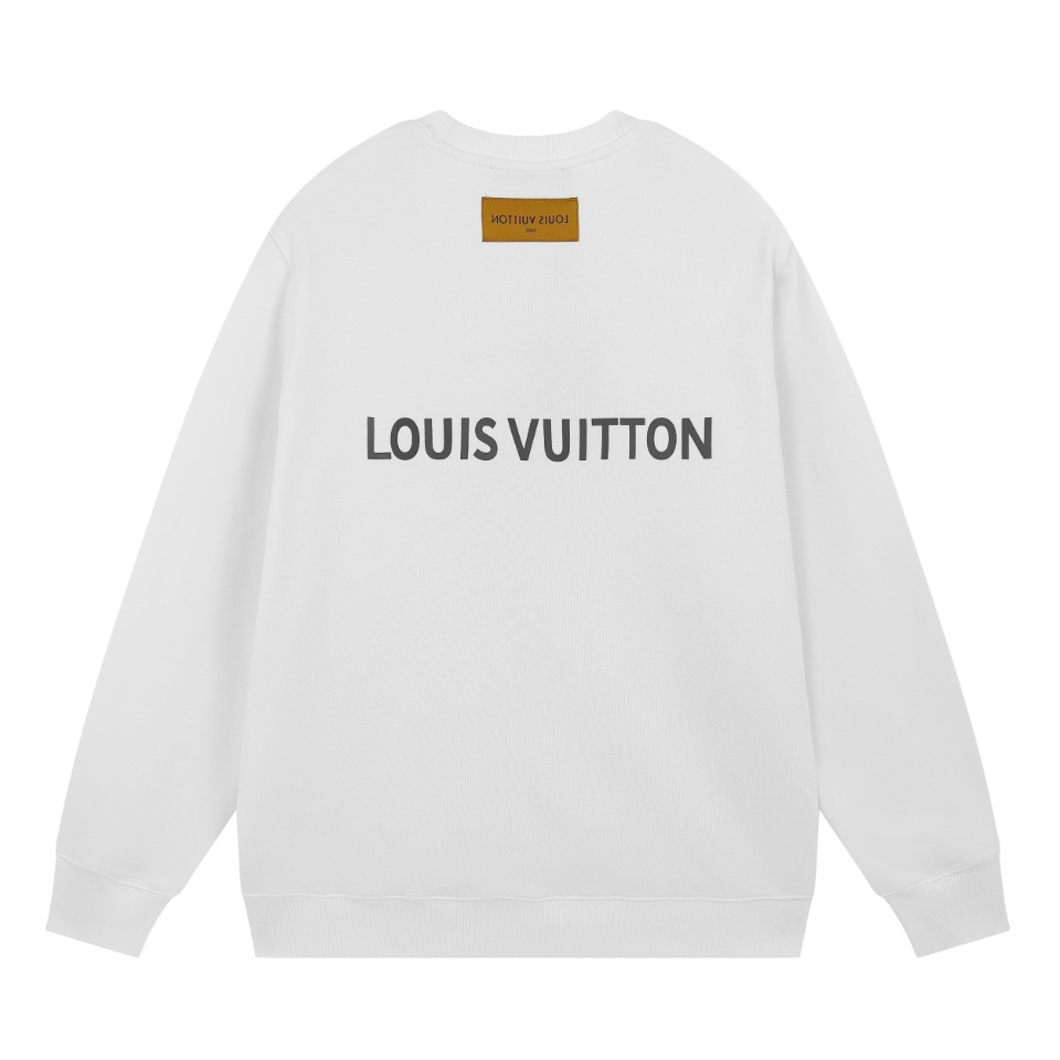 LV【LOUIS VUITTON  公式旗艦店】ルイヴィトン 丸首の衛衣 スウェット ご好評に付き再入荷！241217
