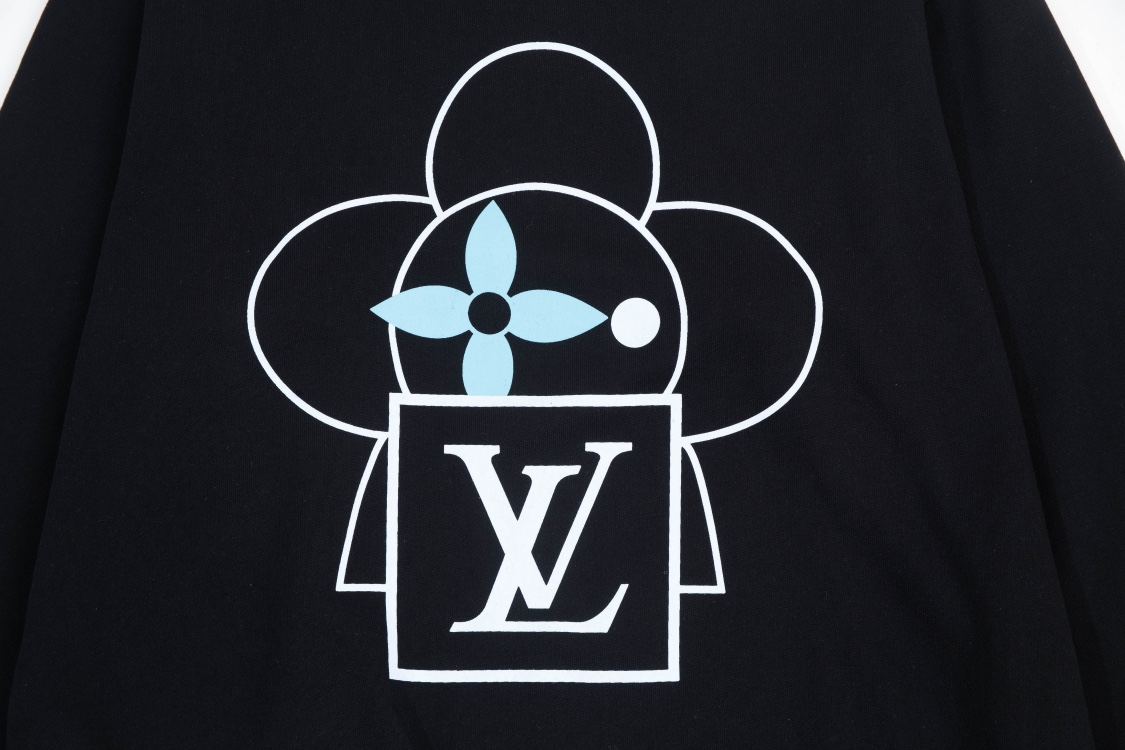 LV【LOUIS VUITTON  公式旗艦店】ルイヴィトン 丸首の衛衣 スウェット ご好評に付き再入荷！241217