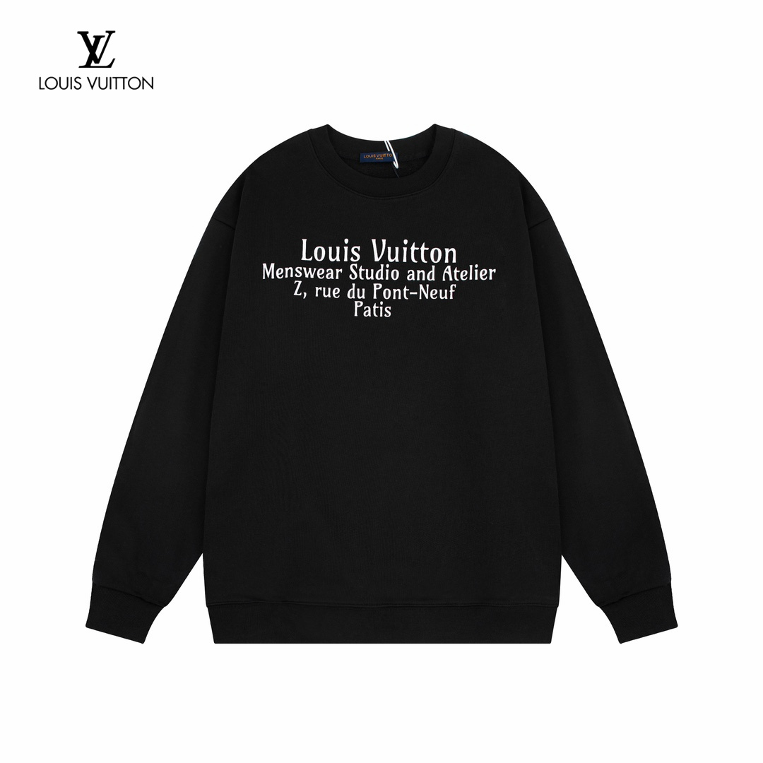 LV【LOUIS VUITTON  公式旗艦店】ルイヴィトン 丸首の衛衣 スウェット ご好評に付き再入荷！241217