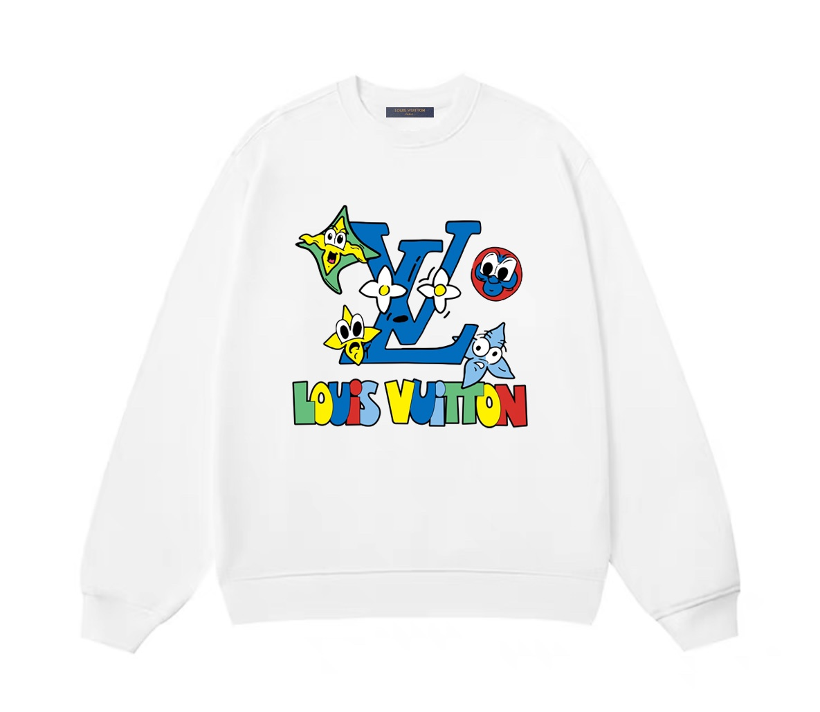 LV【LOUIS VUITTON  公式旗艦店】ルイヴィトン 丸首の衛衣 スウェット ご好評に付き再入荷！241217