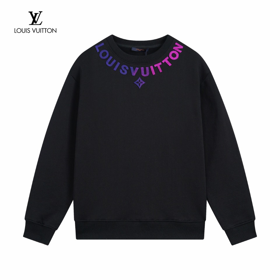 LV【LOUIS VUITTON  公式旗艦店】ルイヴィトン 丸首の衛衣 スウェット ご好評に付き再入荷！241217