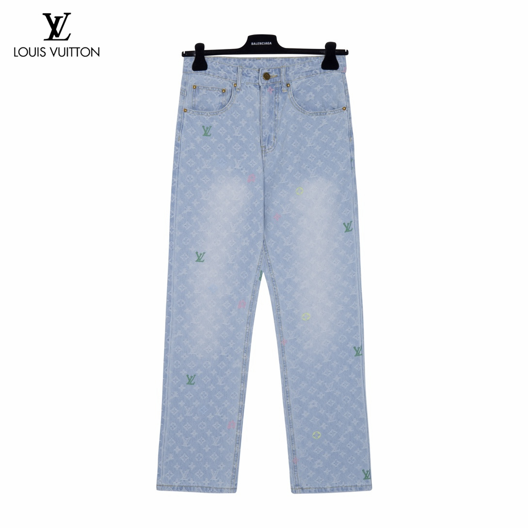 LV【LOUIS VUITTON   公式旗艦店】 ルイヴィトン  ジーパン  ご好評に付き再入荷！ 241218