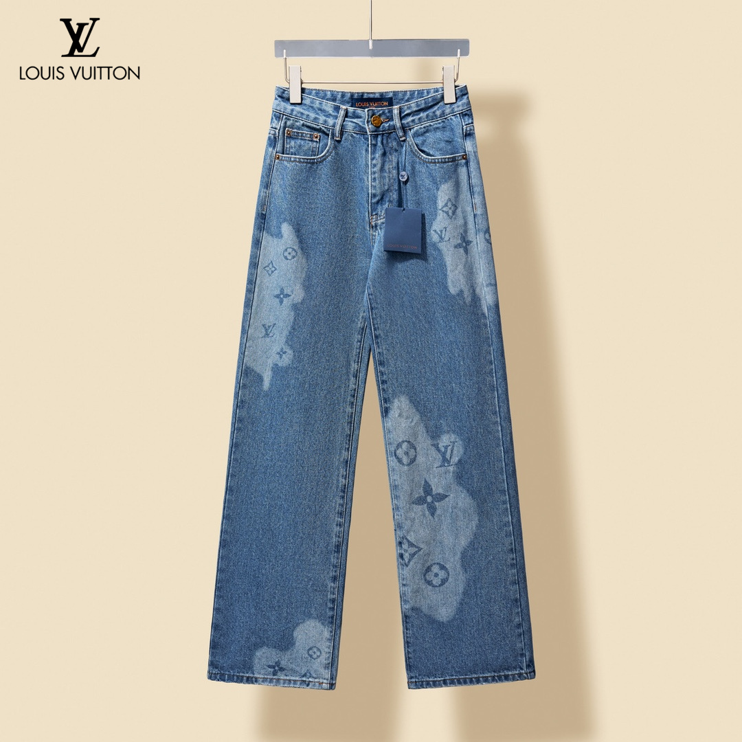 LV【LOUIS VUITTON   公式旗艦店】 ルイヴィトン  ジーパン  ご好評に付き再入荷！ 241218