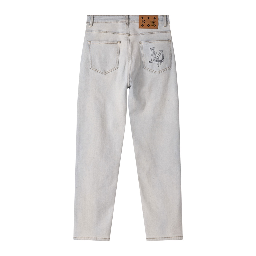 LV【LOUIS VUITTON   公式旗艦店】 ルイヴィトン  ジーパン  ご好評に付き再入荷！ 241218