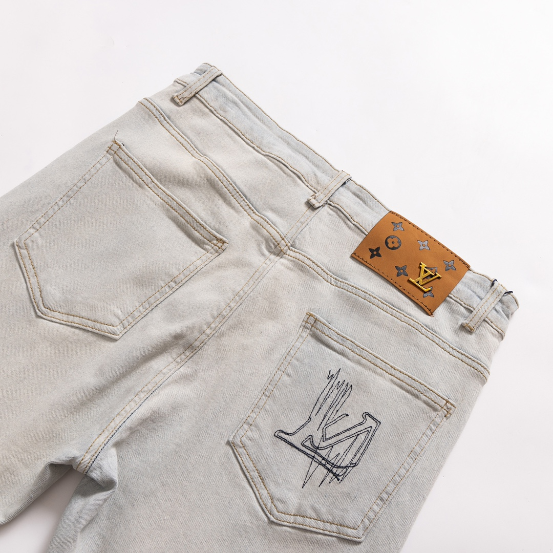 LV【LOUIS VUITTON   公式旗艦店】 ルイヴィトン  ジーパン  ご好評に付き再入荷！ 241218