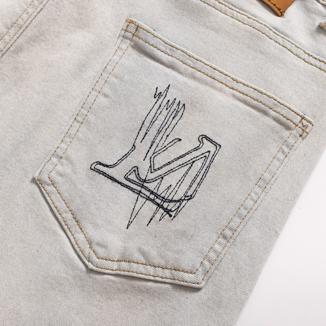 LV【LOUIS VUITTON   公式旗艦店】 ルイヴィトン  ジーパン  ご好評に付き再入荷！ 241218