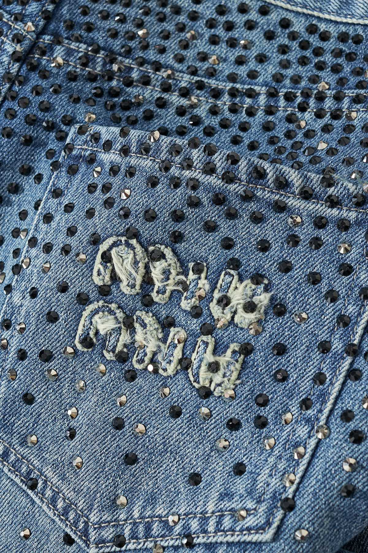 【Miumiu  公式旗艦店】ミュウミュウ  ジーパン  ご好評に付き再入荷！ 241218