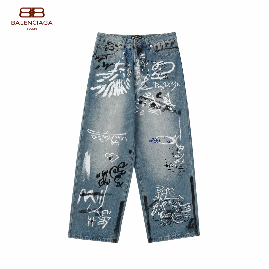 【BALENCIAGA  公式旗艦店】バレンシアガ   ジーパン  ご好評に付き再入荷！ 241219