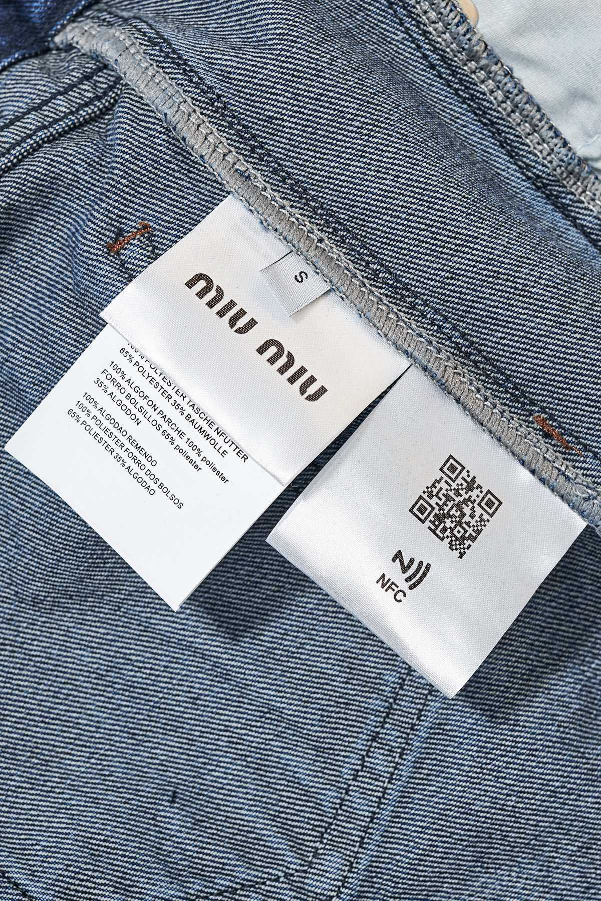 【Miumiu  公式旗艦店】ミュウミュウ  ジーパン  ご好評に付き再入荷！ 241218