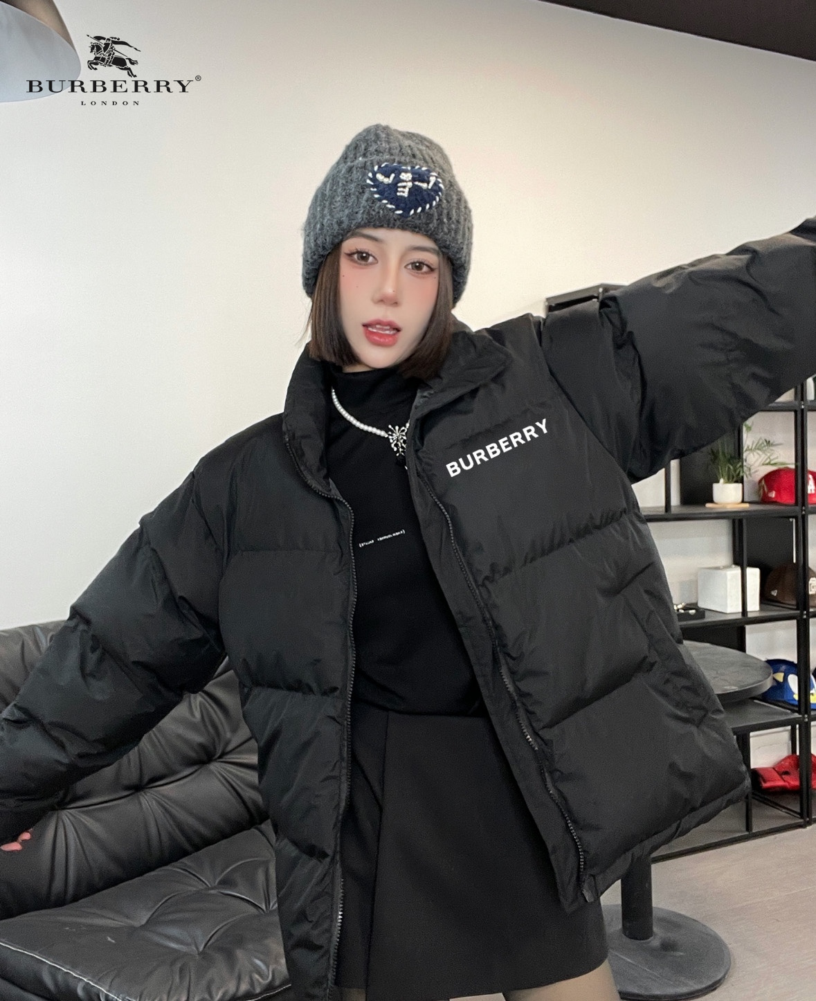 【BURBERRY  公式旗艦店】バーバリー  ダウンジャケット ご好評に付き再入荷！241226