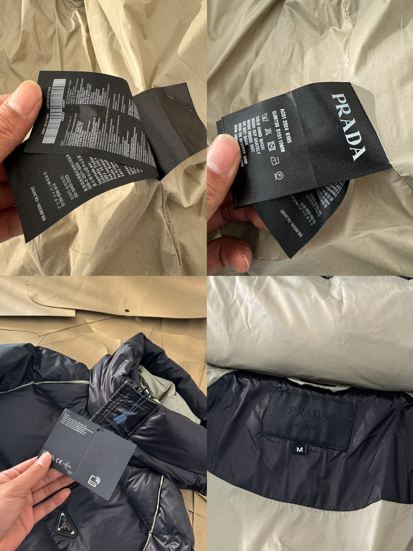 【PRADA  公式旗艦店】プラダ  ダウンジャケット好評に付き再入荷！241227