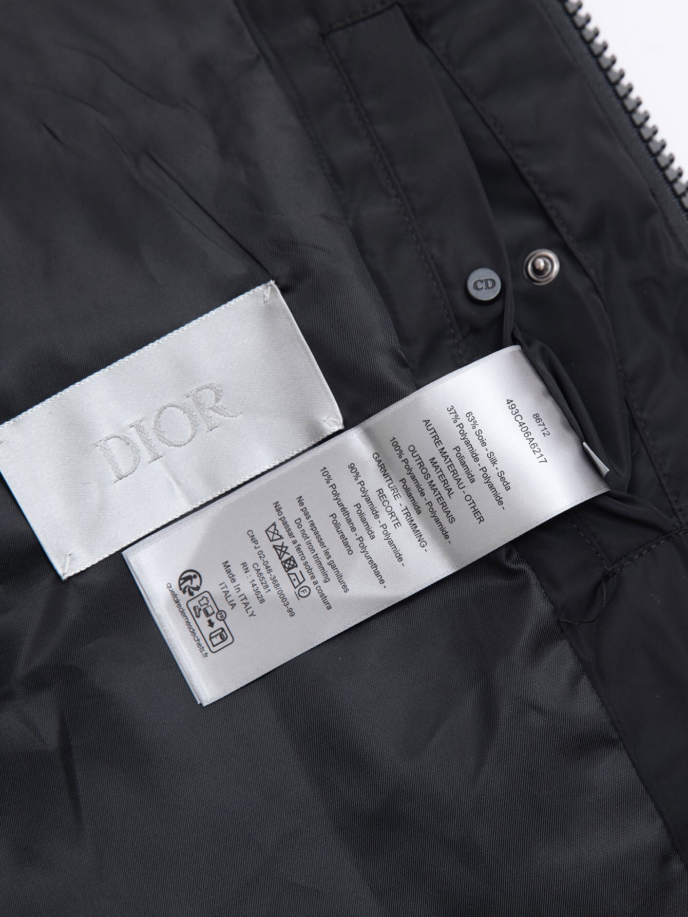 【DIOR  公式旗艦店】ディオール   ジャケット着 好評に付き再入荷！ 240920