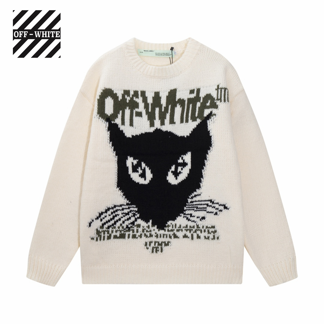 【OFF-WHITE   公式旗艦店】OFF-WHITE   セーター好評に付き再入荷！250109