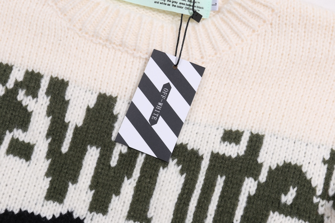 【OFF-WHITE   公式旗艦店】OFF-WHITE   セーター好評に付き再入荷！250109
