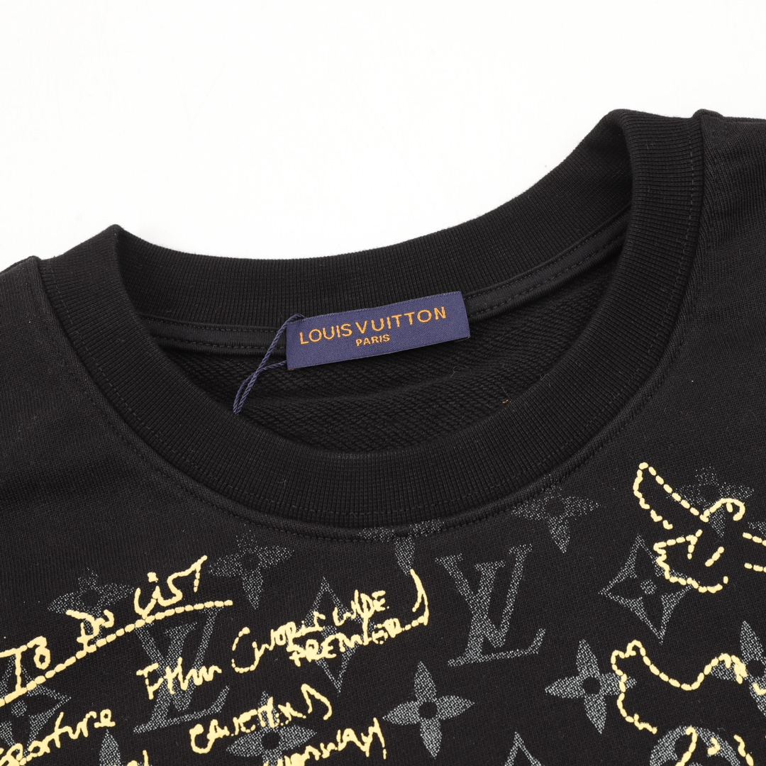 LV【LOUIS VUITTON  公式旗艦店】ルイヴィトン 丸首の衛衣 スウェット ご好評に付き再入荷！241217