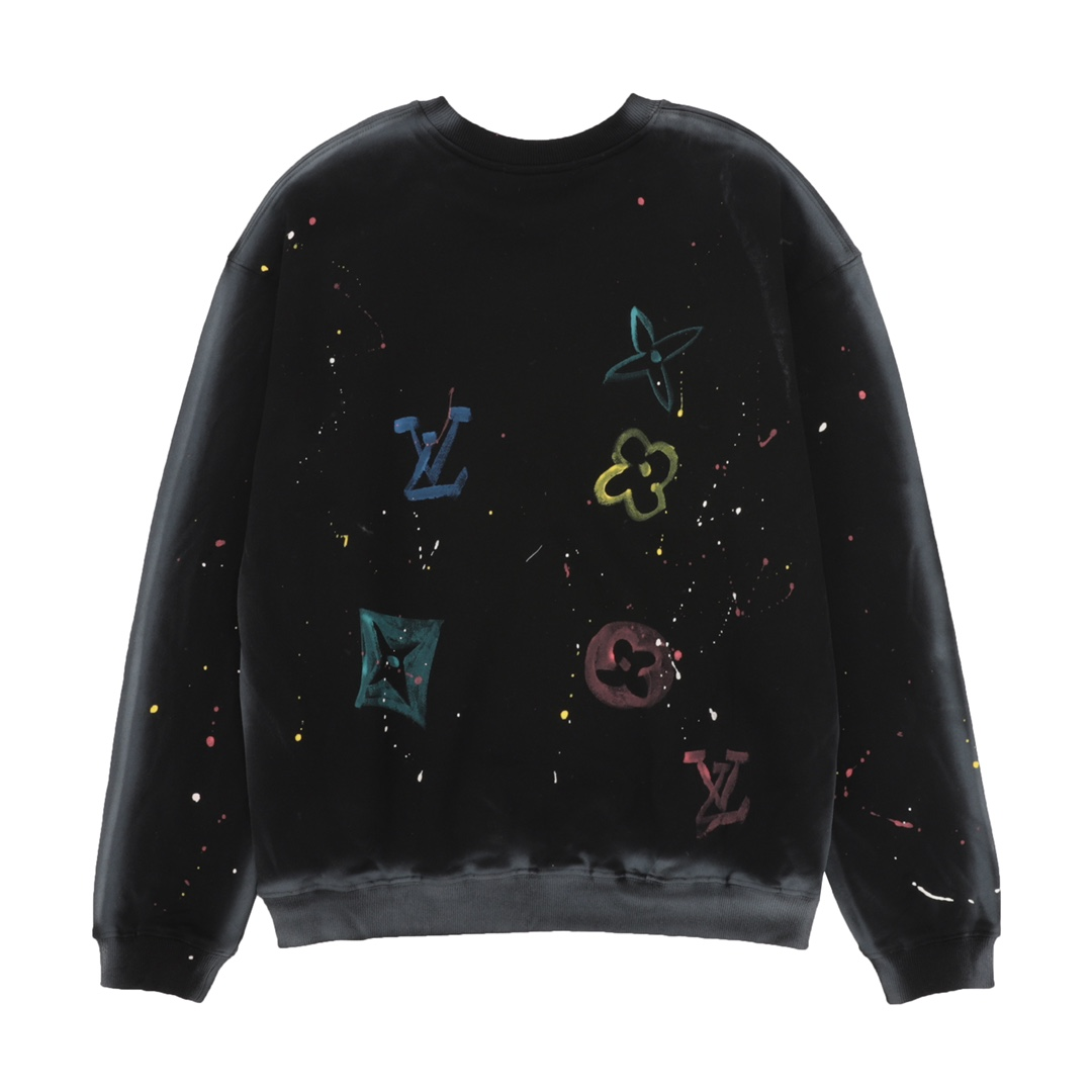 LV【LOUIS VUITTON  公式旗艦店】ルイヴィトン 丸首の衛衣 スウェット ご好評に付き再入荷！250110