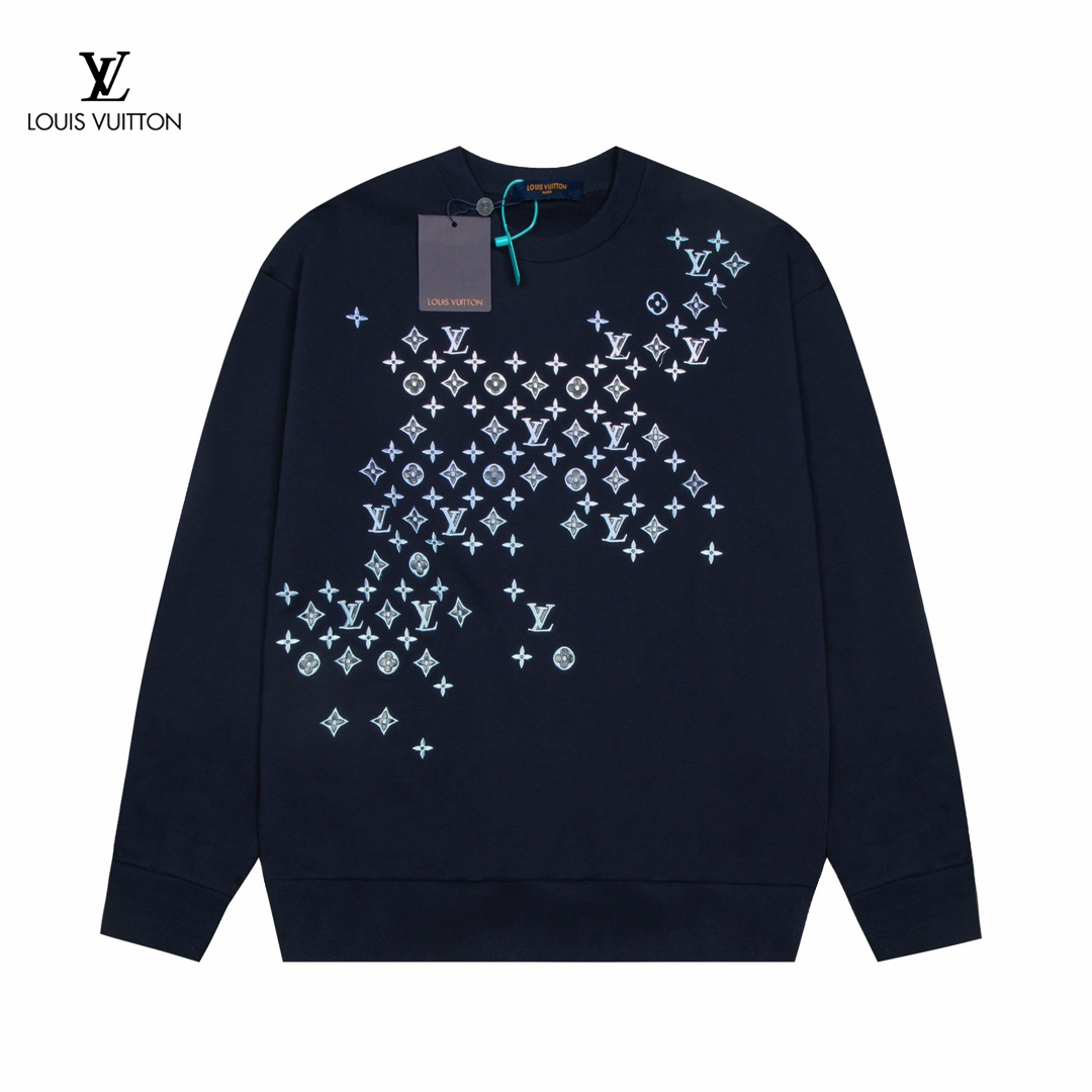 LV【LOUIS VUITTON  公式旗艦店】ルイヴィトン 丸首の衛衣 スウェット ご好評に付き再入荷！250110