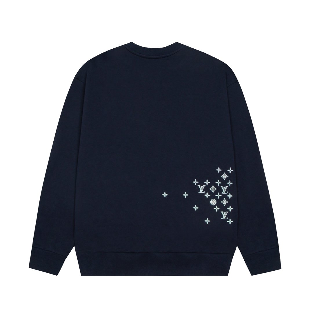 LV【LOUIS VUITTON  公式旗艦店】ルイヴィトン 丸首の衛衣 スウェット ご好評に付き再入荷！250110