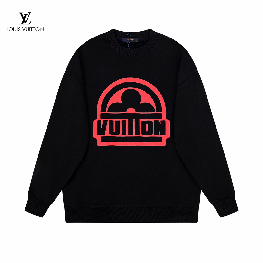 LV【LOUIS VUITTON  公式旗艦店】ルイヴィトン 丸首の衛衣 スウェット ご好評に付き再入荷！250110