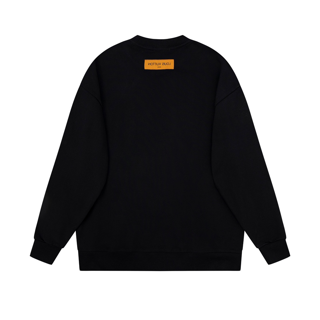 LV【LOUIS VUITTON  公式旗艦店】ルイヴィトン 丸首の衛衣 スウェット ご好評に付き再入荷！250110