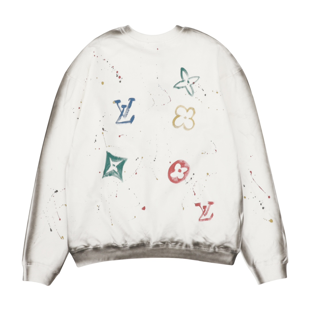 LV【LOUIS VUITTON  公式旗艦店】ルイヴィトン 丸首の衛衣 スウェット ご好評に付き再入荷！250110