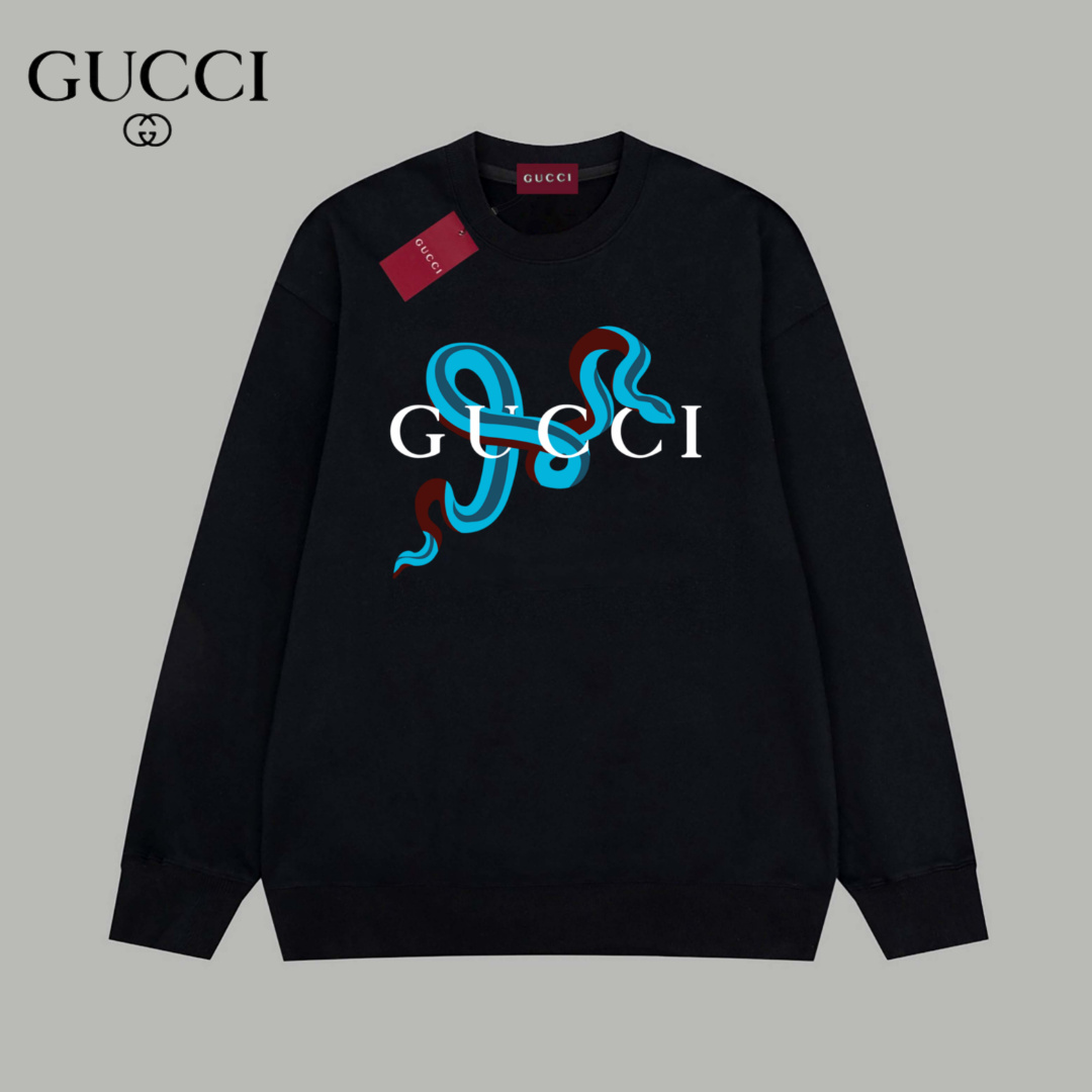 【GUCCI  公式旗艦店】グッチ  丸首の衛衣 スウェットご好評に付き再入荷！250110