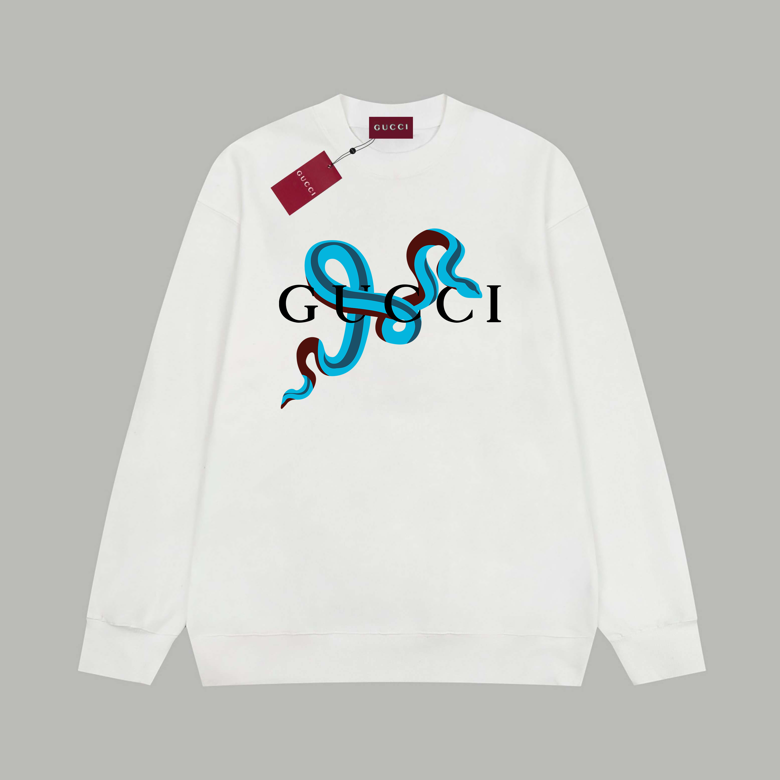 【GUCCI  公式旗艦店】グッチ  丸首の衛衣 スウェットご好評に付き再入荷！250110