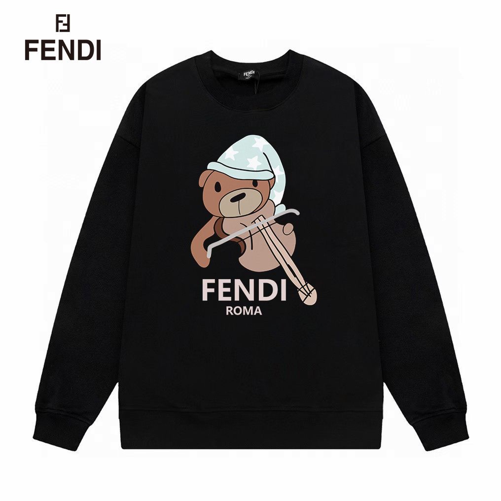 【FENDI 公式旗艦店】フェンディ  丸首の衛衣 スウェットご好評に付き再入荷！250110