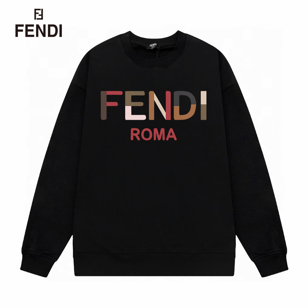 【FENDI 公式旗艦店】フェンディ  丸首の衛衣 スウェットご好評に付き再入荷！250110