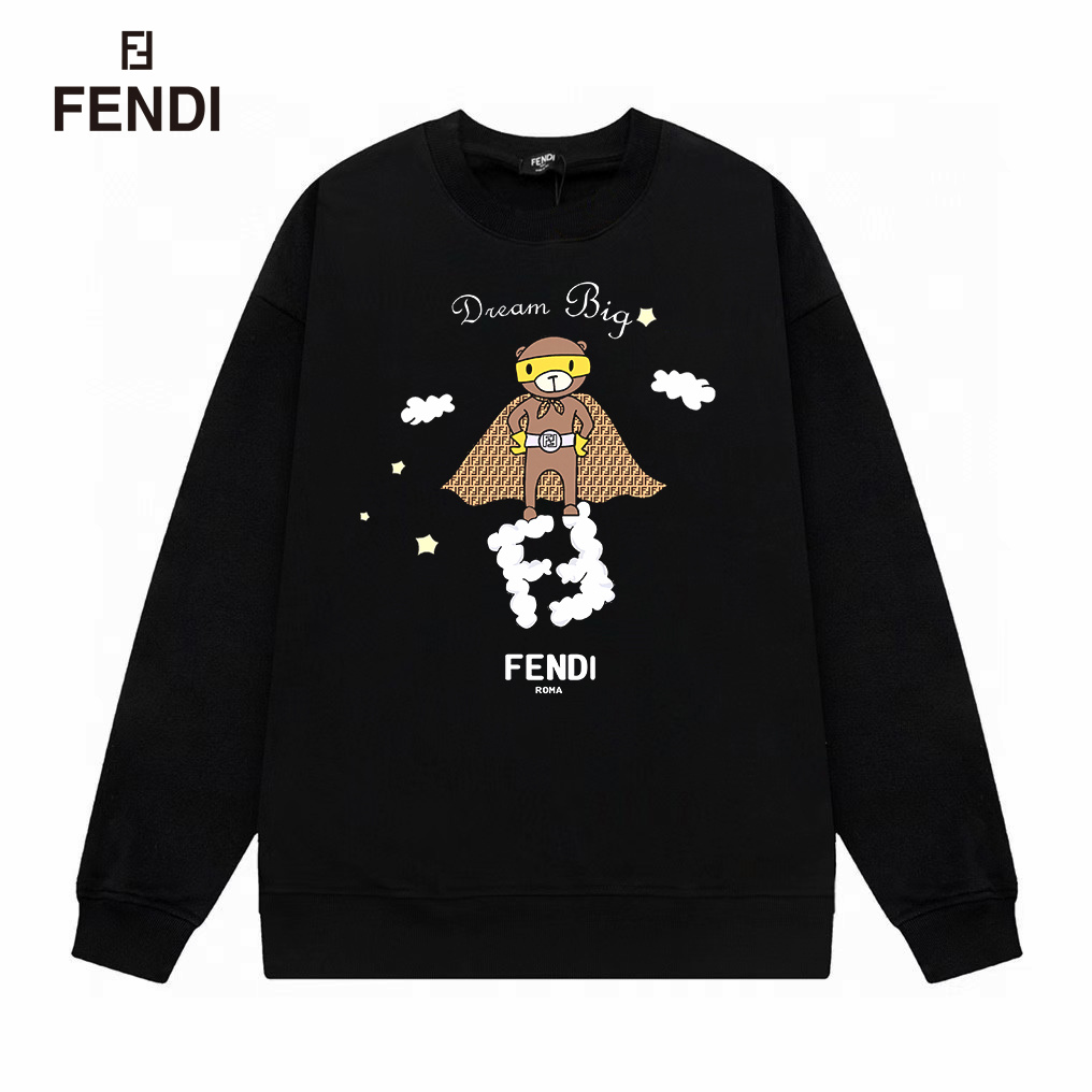 【FENDI 公式旗艦店】フェンディ  丸首の衛衣 スウェットご好評に付き再入荷！250110