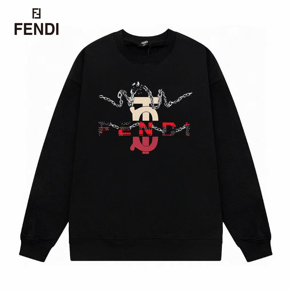 【FENDI 公式旗艦店】フェンディ  丸首の衛衣 スウェットご好評に付き再入荷！250110