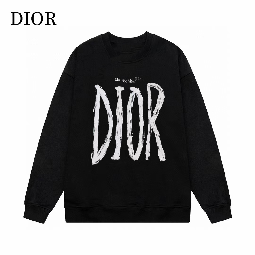 【DIOR 公式旗艦店】ディオール  丸首の衛衣 スウェットご好評に付き再入荷250110