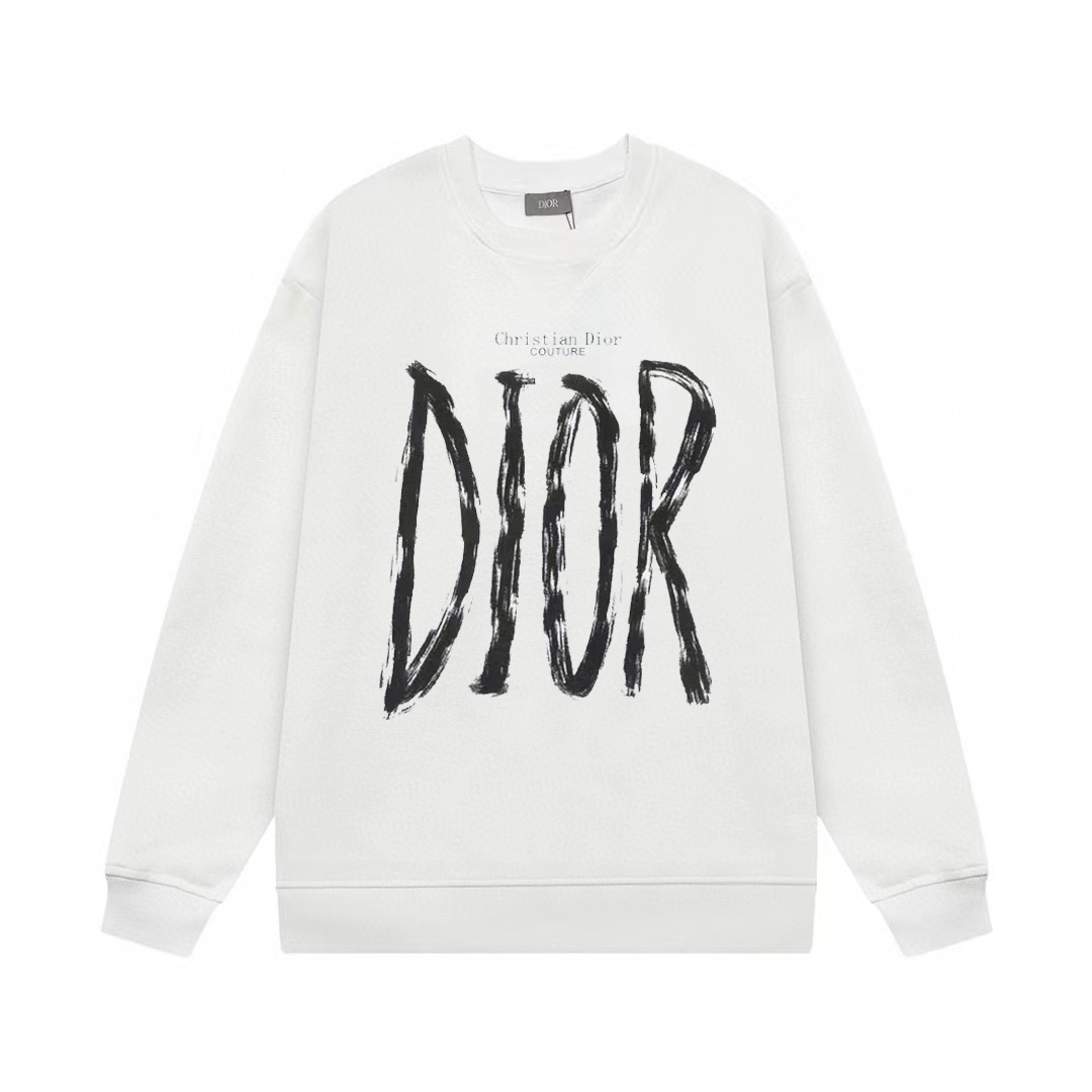 【DIOR 公式旗艦店】ディオール  丸首の衛衣 スウェットご好評に付き再入荷250110