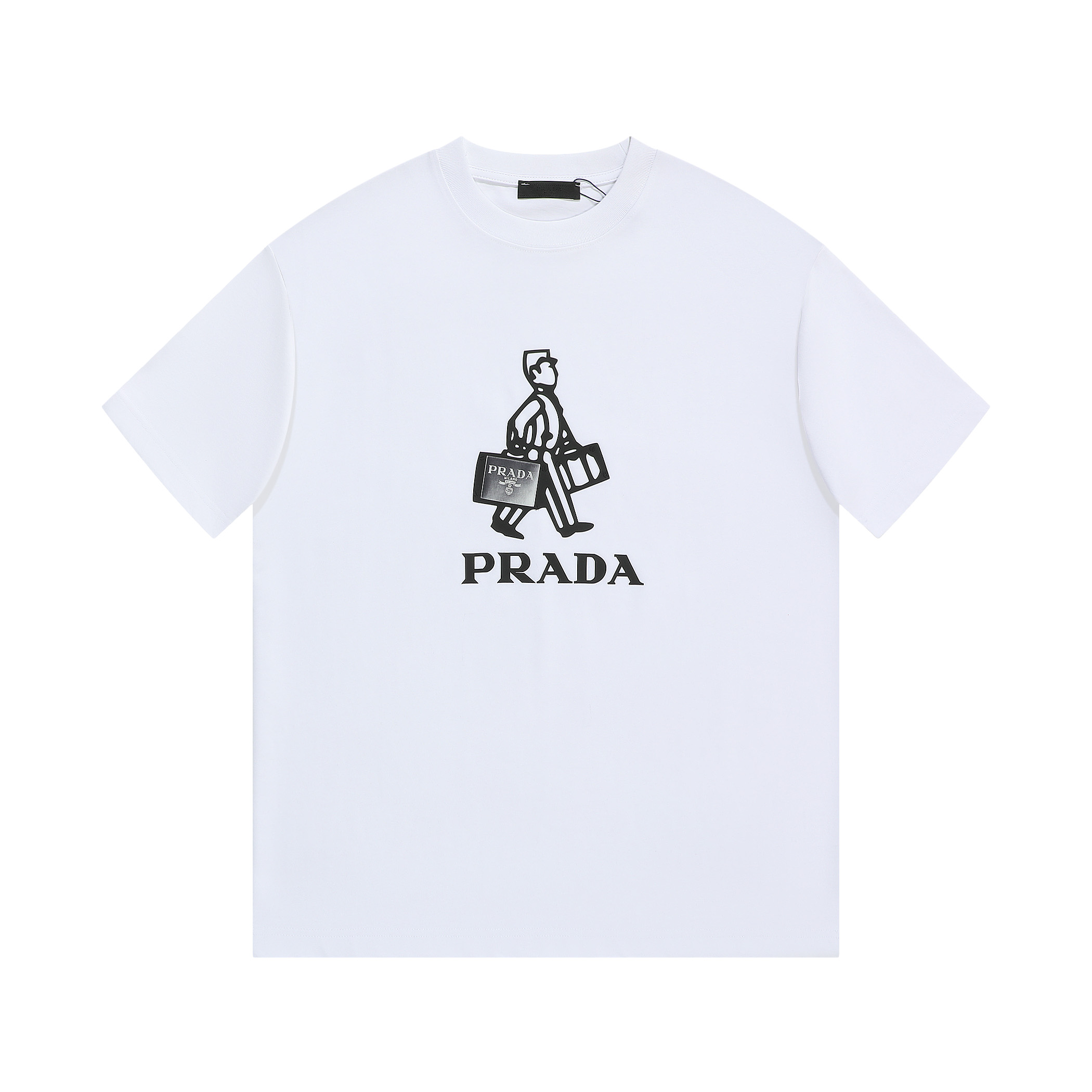 【PRADA  公式旗艦店】プラダ  Tシャツ ご好評に付き再入荷！250213