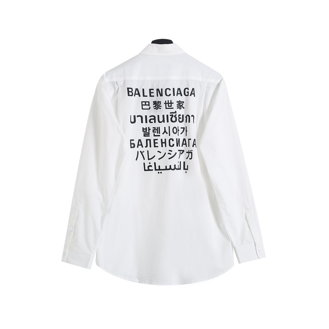 【BALENCIAGA 公式旗艦店】バレンシアガ  シャツ ご好評に付き再入荷  250218