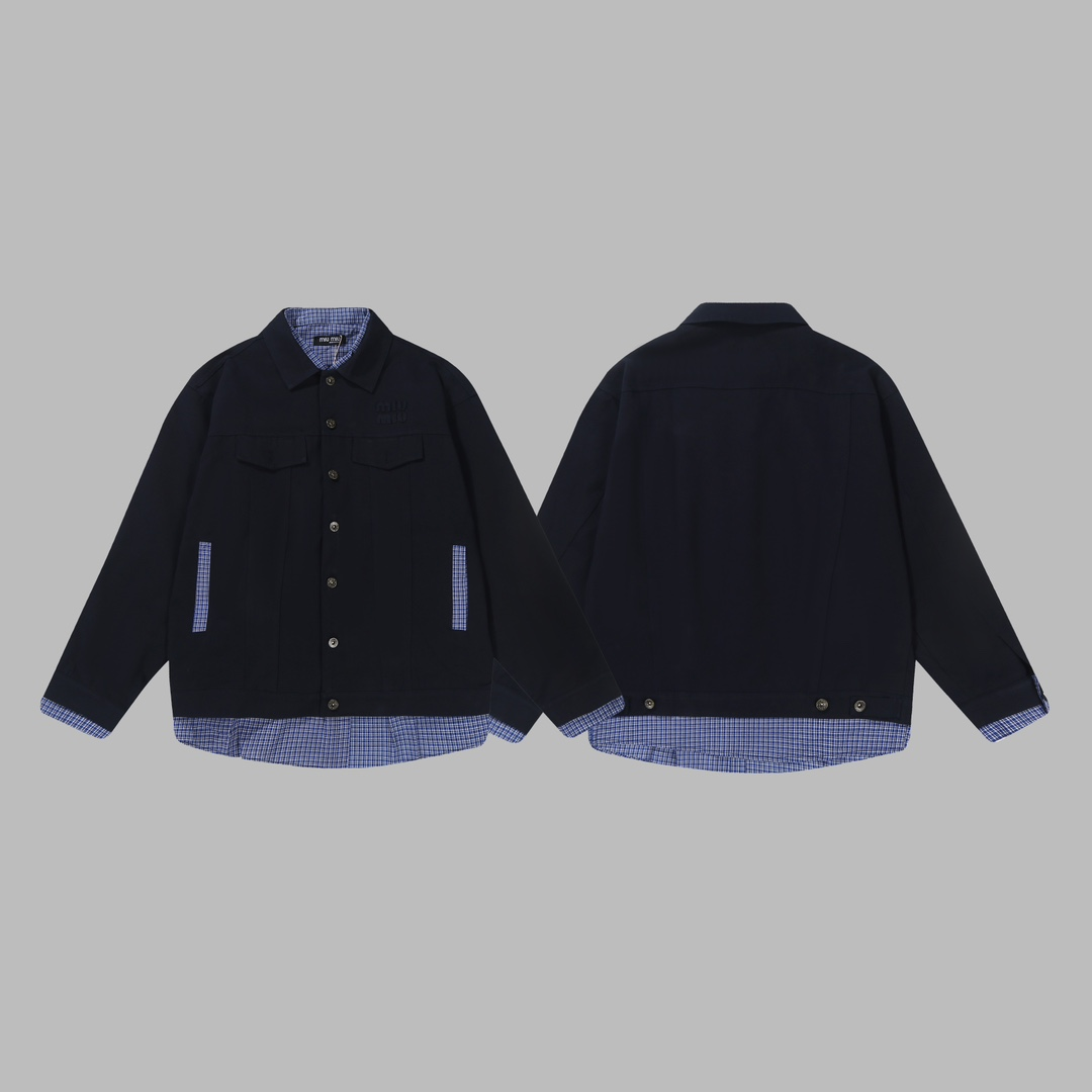 【Miumiu公式旗艦店】ミュウミュウ  シャツ ご好評に付き再入荷  250219