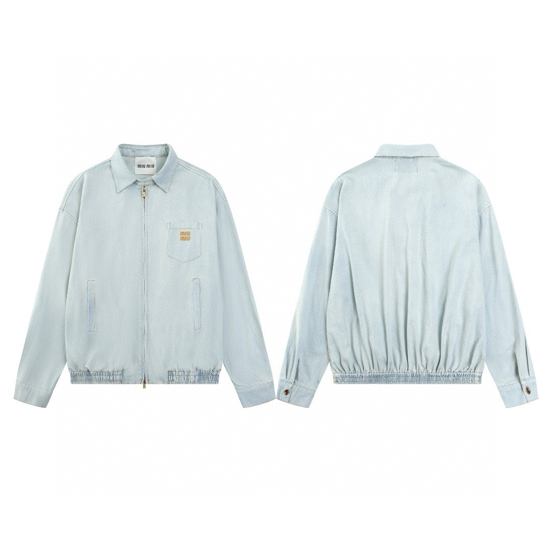 【Miumiu公式旗艦店】ミュウミュウ  シャツ ご好評に付き再入荷  250219