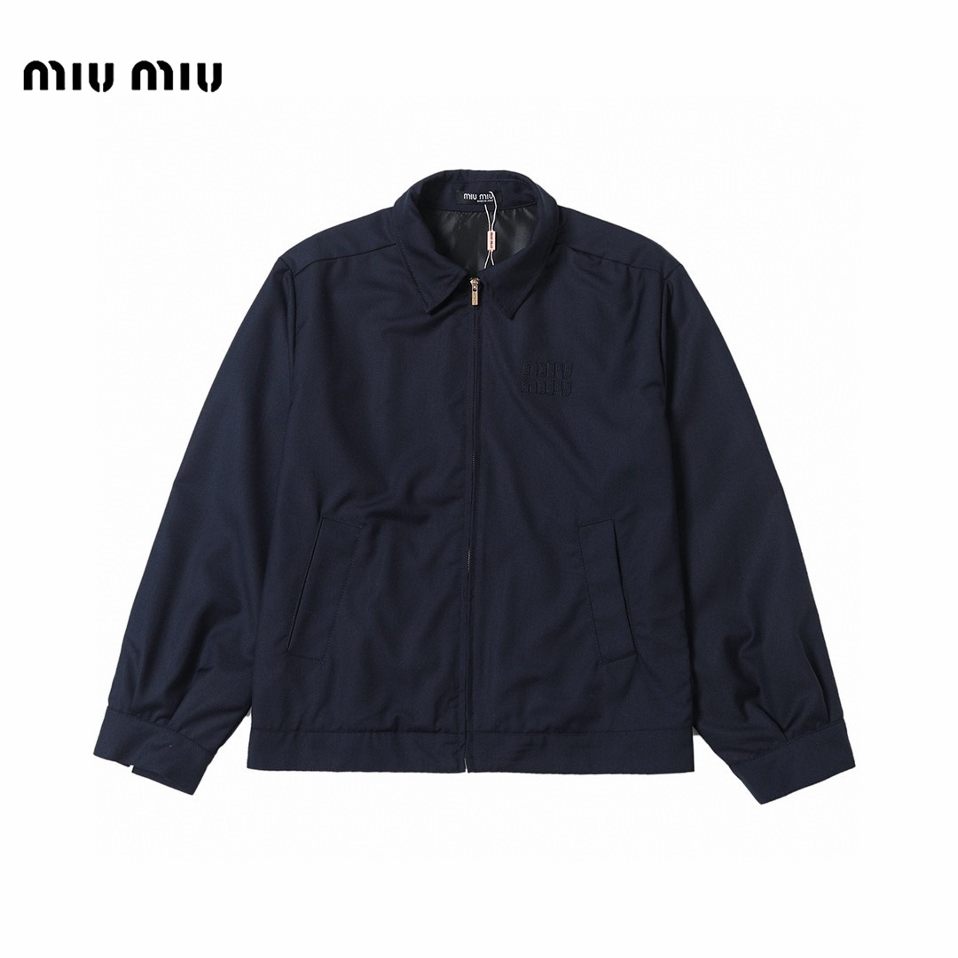 【Miumiu公式旗艦店】ミュウミュウ  シャツ ご好評に付き再入荷  250219