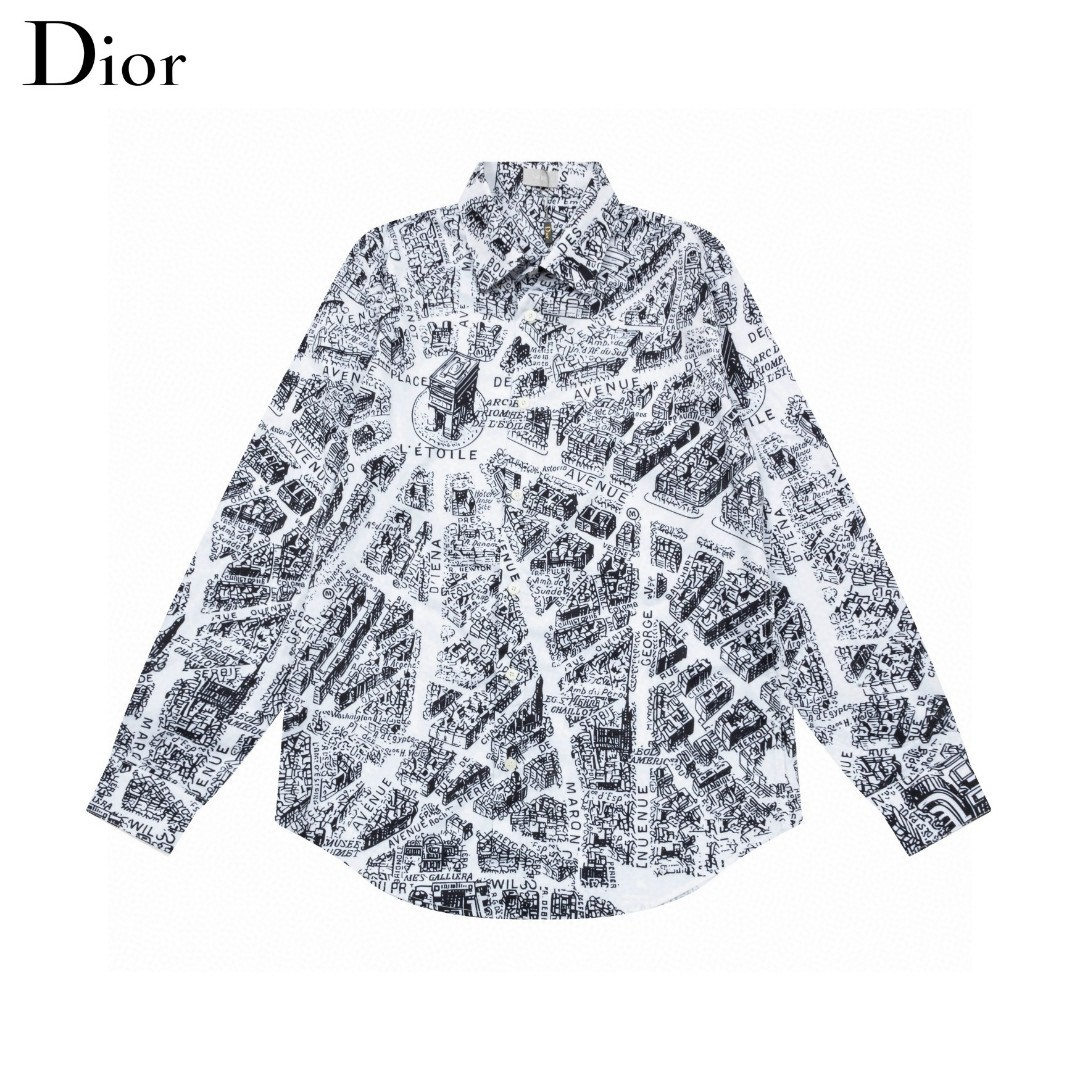 【DIOR  公式旗艦店】ディオール  シャツ ご好評に付き再入荷  250220