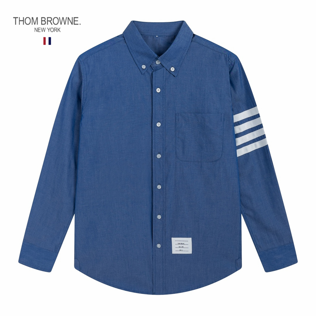 【ThomBrowne  公式旗艦店】トムブラウン   シャツ ご好評に付き再入荷  250221