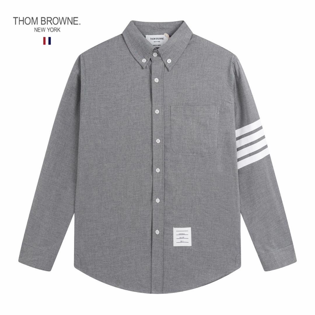 【ThomBrowne  公式旗艦店】トムブラウン   シャツ ご好評に付き再入荷  250221