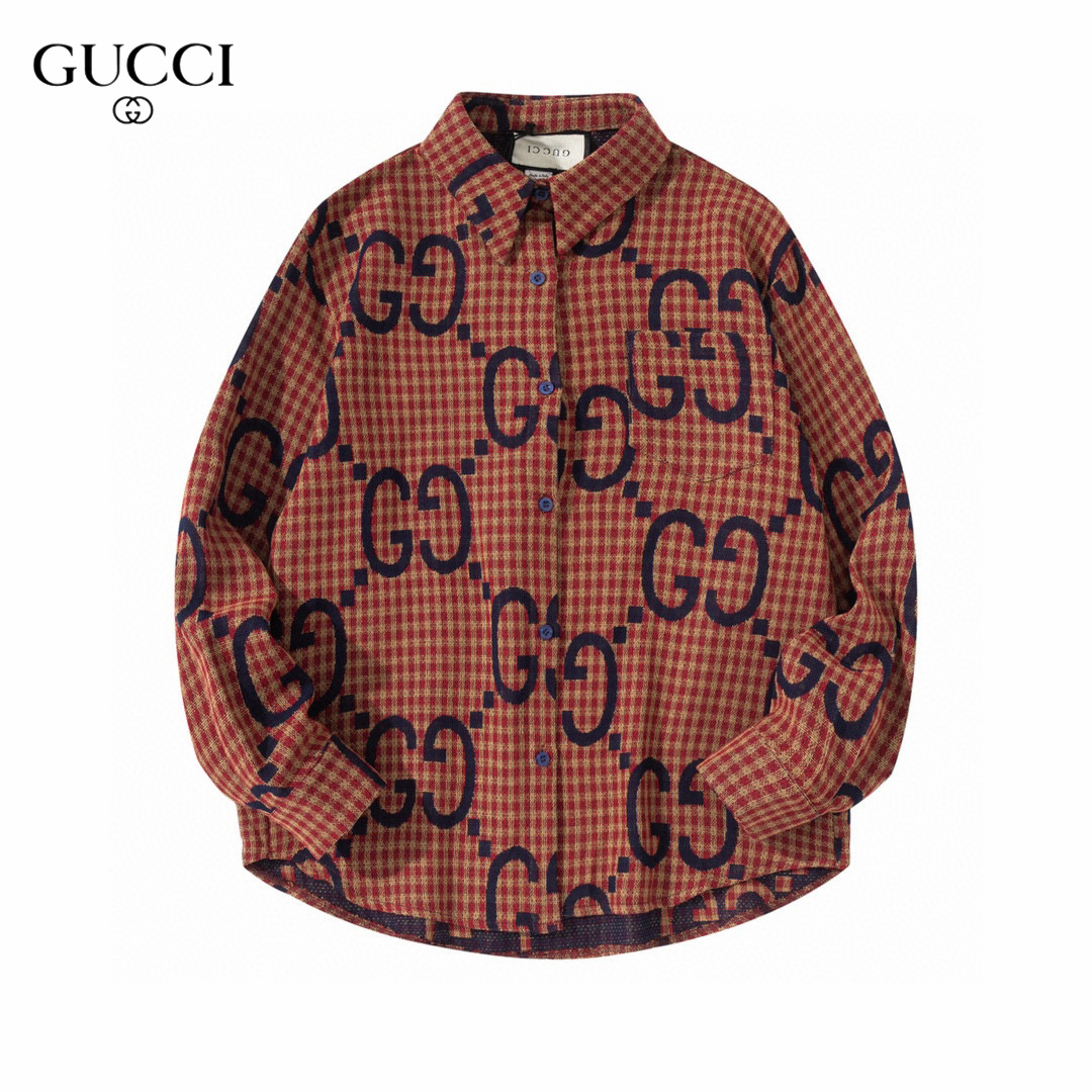 【GUCCI  公式旗艦店】グッチ  シャツ ご好評に付き再入荷  250222