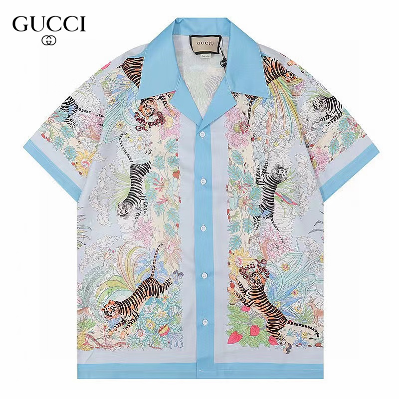 【GUCCI  公式旗艦店】グッチ  半袖シャツ ご好評に付き再入荷  250222