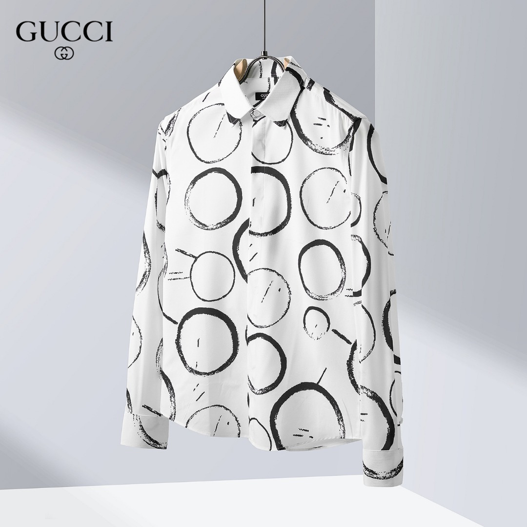 【GUCCI  公式旗艦店】グッチ  シャツ ご好評に付き再入荷  250222