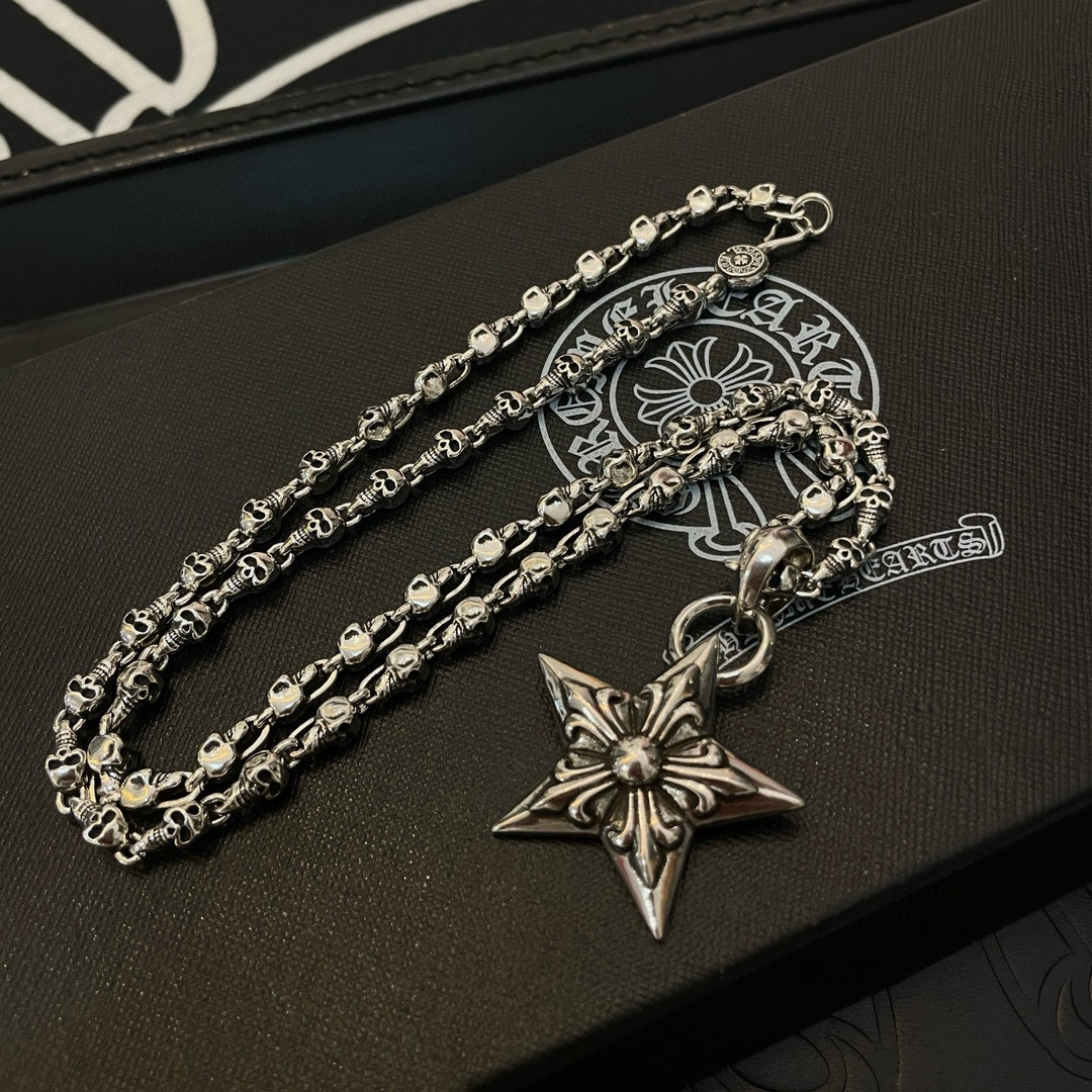 【CHROME HEARTS】ネックレス、新しいネックレス万能シンプルファッションオーナメント 250228