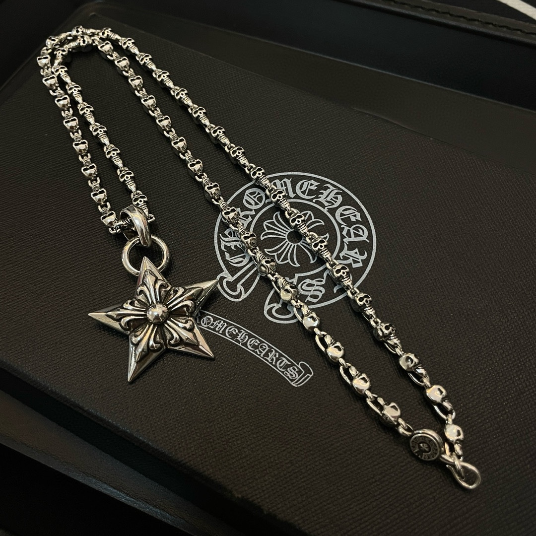 【CHROME HEARTS】ネックレス、新しいネックレス万能シンプルファッションオーナメント 250228